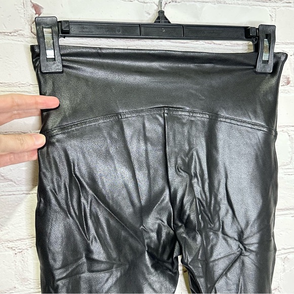 Spanx Black faux leather leggings - Picture 6 of 12